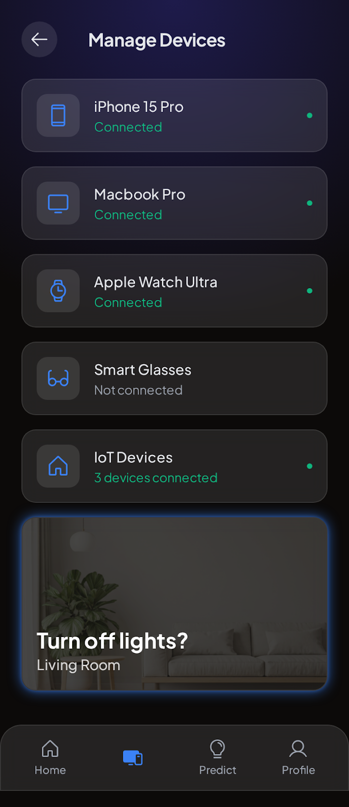 Neurolinker Brain Wave Analysis Interface